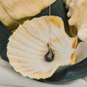 Sterling Silver Teardrop Pendant Necklace